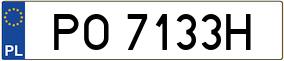 Truck License Plate